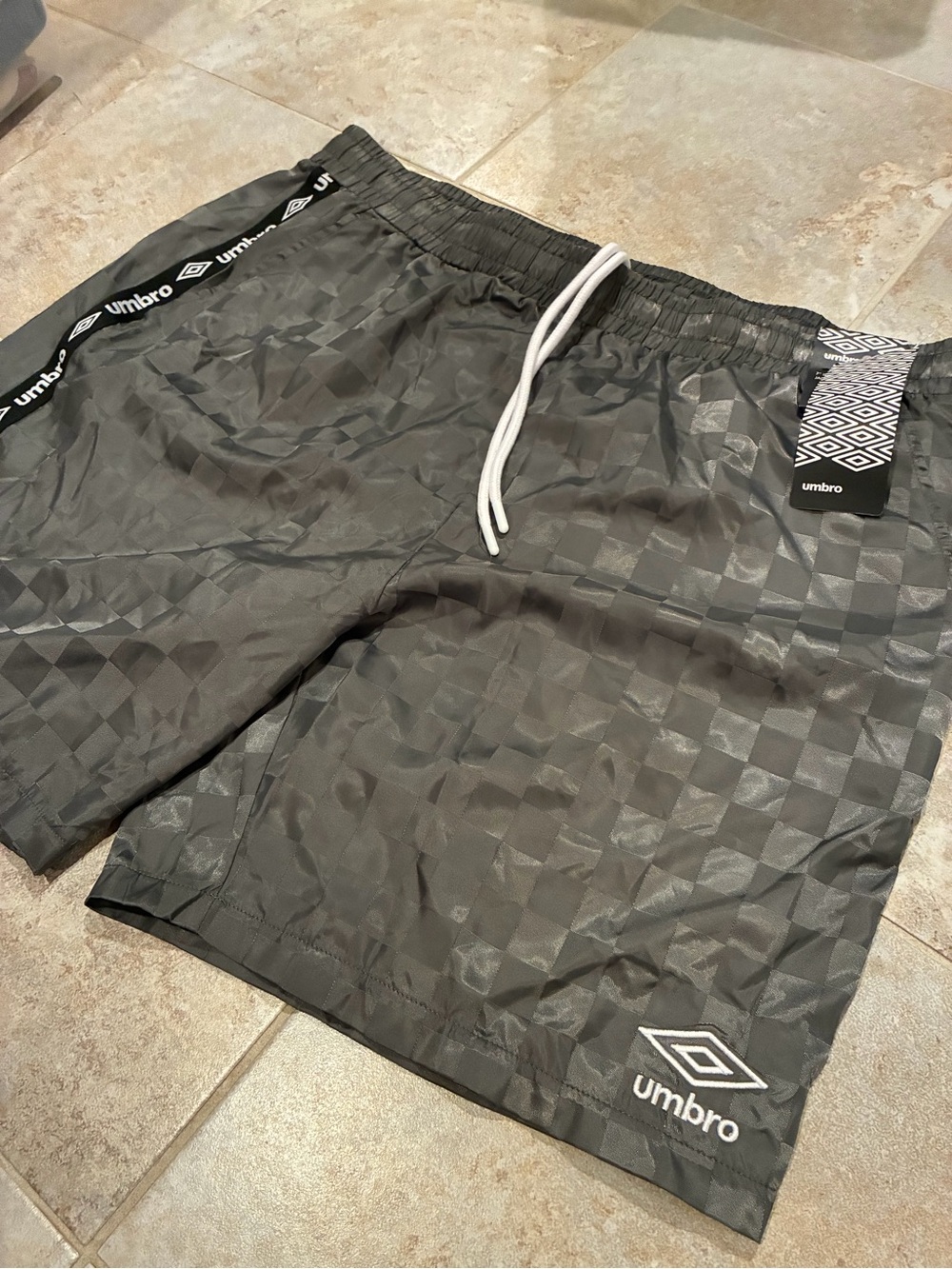 NWT Umbro 7” Inseam Shorts Jacquard Athletic Shorts